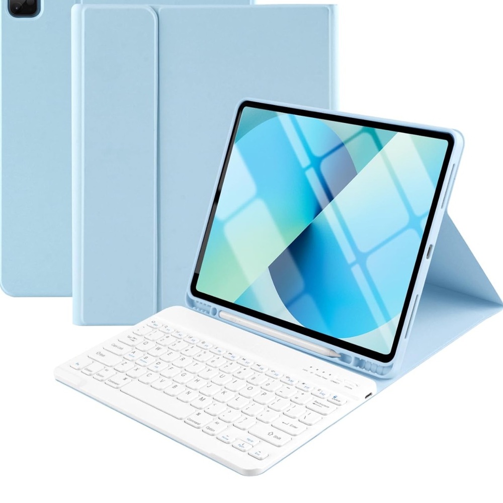 for iPad Air 13-inch M2 2024 Case with Keyboard, Keyboard Case for ipad pro 6